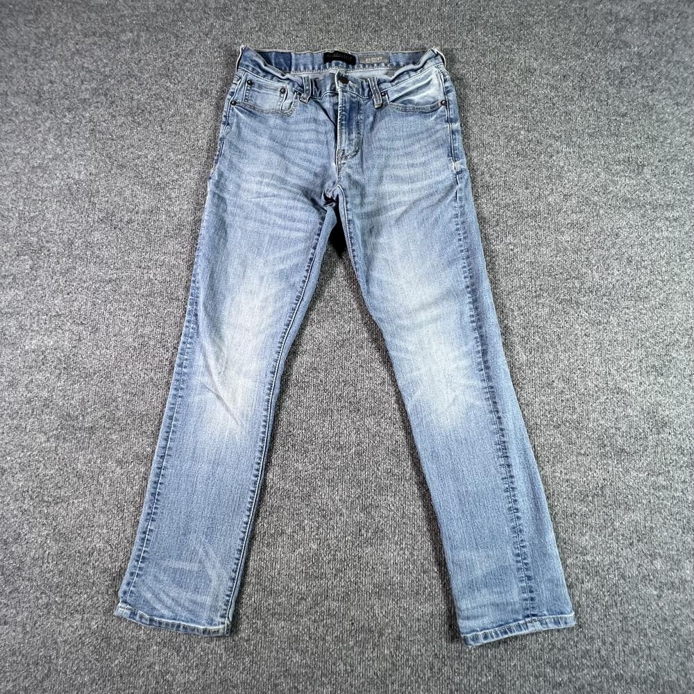 Aeropostale Skinny Jeans Men's 28x30 Blue Cotton Denim Faded Workwear Stretch